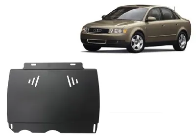 Produktbild von Unterfahrschutz für Schaltgetriebe aus Stahl für Audi A4 B6 - 2000 - 2005