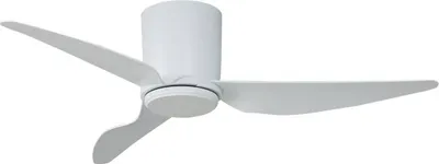 Produktbild von Lindby Deckenventilator Aulo, weiß, DC, leise, Ø 123 cm