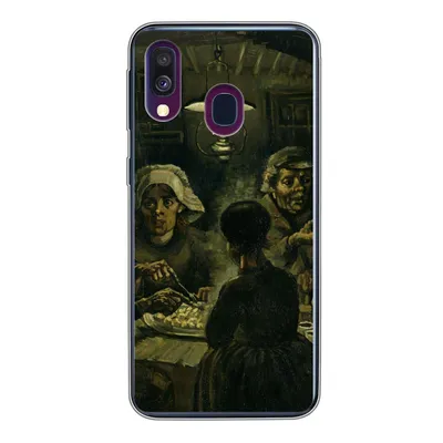 Produktbild von MuchoWow® Handyhülle Schutzhülle Hülle für Samsung Galaxy A40 Die Kartoffelesser - Vincent van Gogh Silikon Softcase Handy Hülle - Handy-Tasche
