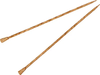 Handschmeichler! Stricknadeln edles Palmholz 35 cm, Gr. 7,0 mm