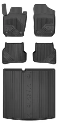 Immagine prodotto di Tappetini 3D TPE + baule DryZone per Skoda Fabia III 2014-2022 5 pezzi