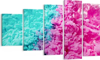 Produktbild von Bild auf Leinwand - Leinwandbild - Abstraktion modern - 100x60cm - Wand Bild - Wanddeko - Leinwanddruck - Bilder - Kunstdruck - Wanddekoration - Leinwand bilder - Wandkunst - EG100x60-3908