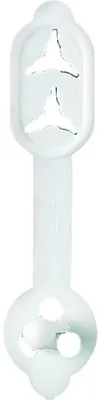 Produktbild von Briefknopf Duo 38mm VE=125 Stück weiß
