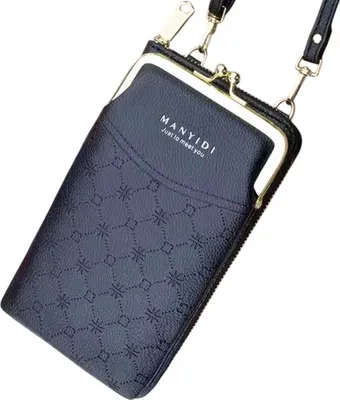 Obrázek produktu pro Dámská Crossbody Peněženka UR-35775 - Černá KP35775
