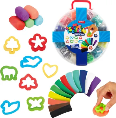 Obrázek produktu pro Toi-toys Sculptidough-Ton-Set 20-teilig