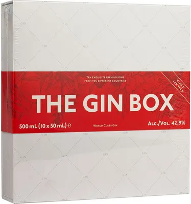 Produktbild von The Gin Box - World Gin Tour 42,9% Vol. 10x0,05L