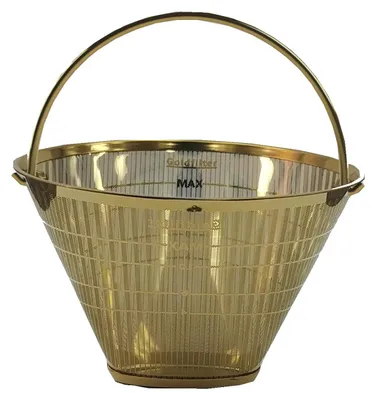 Goldfilter 1x4, Edelstahl 18/10, für Kaffeeautomaten mit Rundfilter