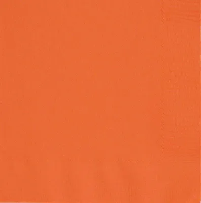 Produktbild von 50 grosse Servietten orange 33 x 33 cm