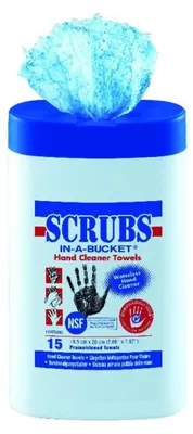 Zdjęcie produktu dla Ściereczki do czyszczenia rąk Scrubs wysoka moc czyszczenia 72 szt. opakowanie uzupełniające SCRUBS