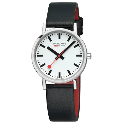 Produktbild von Mondaine Uni Uhr Classic Armbanduhr 36 mm A660.30314.11SBBV Leder
