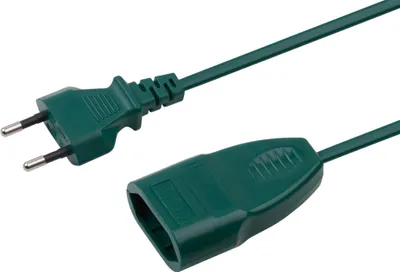 Produktbild von Meister Euro-Verlängerung 5 m Kabel grün IP20 Innenbereich Verlängerungskabel
