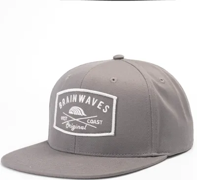 Produktbild von Brain Waves Flat Cap Steve, grau