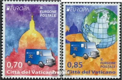 Produktbild von Briefmarken Vatikanstadt 2013 Mi 1772-1773 (kompl.Ausg.) postfrisch Postfahrzeuge