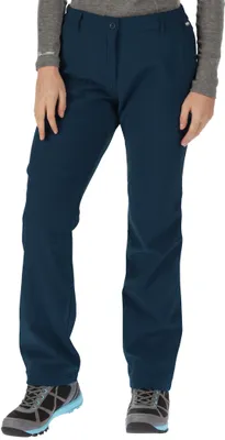 Produktbild von Regatta Fenton Softshellhose Damen in Kurzgrößen mit Fleecefutter, Farbe:Blau, Größe:40