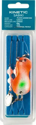 Produktbild von Kinetic Sabiki Plaice Leader Flunder Schollen Plattfisch Vorfach Rig System 40g #1/0 Sunset