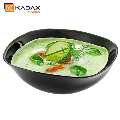 Produktbild von KADAX Salatschüsseln "Moulade", Salatschale-Set aus Glass, Schwarz, 6 Stück