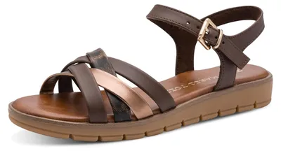 Produktbild von MARCO TOZZI Damen Sandale weiches Feel Me Fußbett weiches Innenfutter Modisch, b