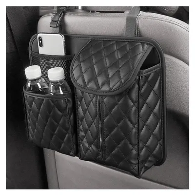 Produktbild von Autositz Organizer Kunstleder Wasserdicht mit mehreren Taschen und verstellbaren Gurten