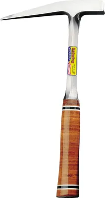Obrázok produktu pre Kladivo pre pokrývačov ESTWING s koženou rukoväťou, 16 mm, 365 g, drsná plocha