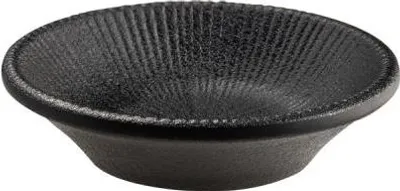 Produktbild von APS 85292 Schale NERO, 24er-Set, Melamin, Ø 8 cm, Höhe 2 cm, schwarz