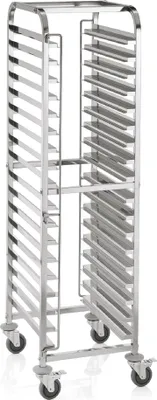 Obrázek produktu pro WAS Germany Policový vozík na 18 plechů 60 x 40 cm nerezová ocel