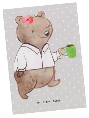 Produktbild von Mr. & Mrs. Panda Postkarte Beamtin Herz - Grau Pastell - Geschenk, Studium, Homeoffice, Postkarten, Bürojob, Öffentlicher Dienst, Ansichtskarte, Ansichtskarten, Grußkarte