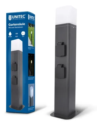 Produktbild von UNITEC Gartensäule mit Leuchte