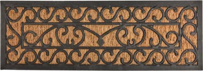 Produktbild von rohožka 25 x 75 x 0,9 cm kokosové vlákno hnedá/čierna