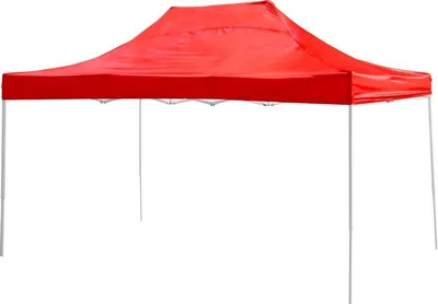 Image de Tente FESTIVAL 30, 3x3 m, rouge, professionnelle, toile résistante aux UV, sans paroi
