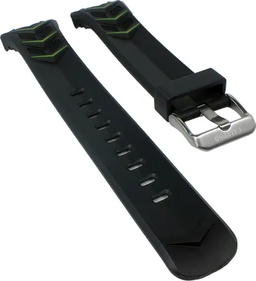 Produktbild von Calypso Uhrenarmband | Kunststoff glatt schwarz/grün für Modell K5730/4