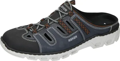 Produktbild von Rieker Herren Pantolette blau kombi, Herren:42 EU