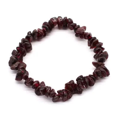 Imagen del producto de Pulsera Fragmentos de Piedras Preciosas - Granate de sangre