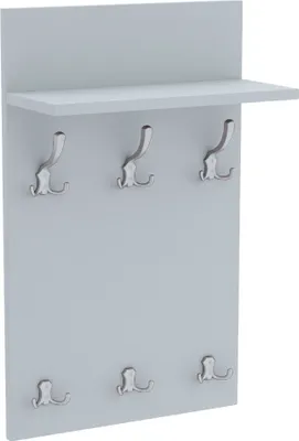 Obrázek produktu pro AKKE Hellgrau šatní panel MIDI - ALU háčky ŠxV: 50x90 cm