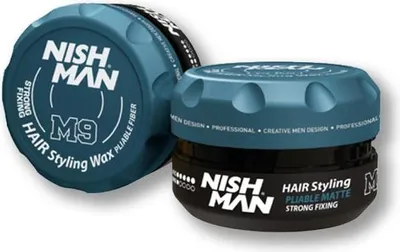 Obrázok produktu pre Matný vlasový vosk na vlasy Nishman Pliable Matte M9 Strong Fixing