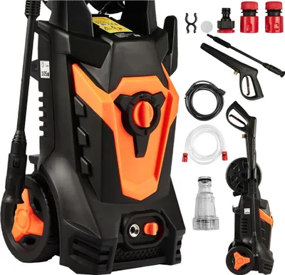 Produktbild von KRAFT&DELE | Hochdruckreiniger, 2800W, 280 bar, Mini Pressure Washer für die Reinigung von Außenbereichen und Autowäsche