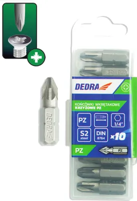 Produktbild von Schraubendreherbits Pozidriv PZ2x25mm, 10er Plastikbox