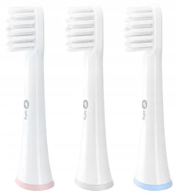 Imagen del producto de Cabezales de repuesto para cepillo de dientes sónico infly P20C, paquete de 3 unidades