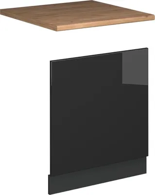Imagen del producto de Panel frontal Vicco Fame-Line Antracita alto brillo 60 cm , ET Roble, Model 57119