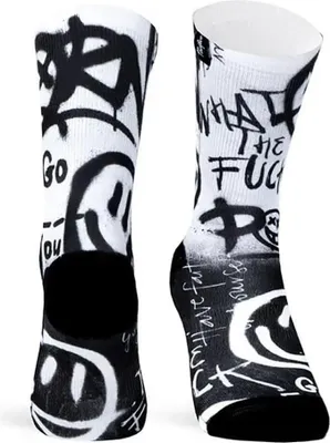Image de Pacific Socks Acidbw Chaussettes Blanc UE 42-45 Hommes,Femmes Blanc UE 42-45