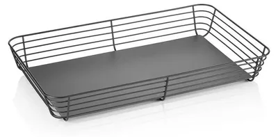 Produktbild von GN Buffetkorb 1/1 STEELNEST, Höhe 8 cm, pulverbeschichtet, Metall