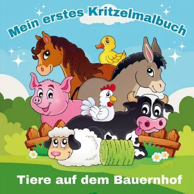 Produktbild von Mein erstes Kritzelmalbuch: Tiere auf dem Bauernhof!