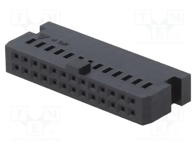 Obrázek produktu pro 1x Konektor 2,54 mm, samice, pro propojovací desky, typ HIF3C, 26 pinů, označení HIF3C-26.54C, výrobce Signteck