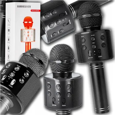 Produktbild von Bezdrôtový Karaoke Mikrofón Bluetooth Reproduktor Darček Čierny