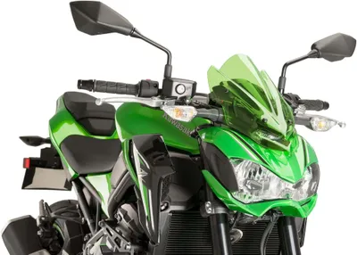 Immagine prodotto di Cupolino PUIG naked sport verde omologato ABE per Kawasaki z900