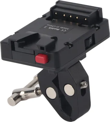 Image de Support de piles VLock Sortie DTap Adaptateur de plaque en plastique pour caméra V
