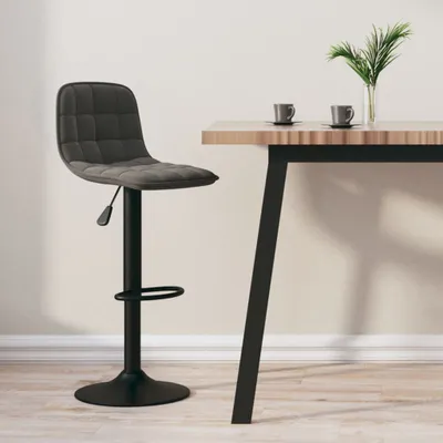 Produktbild von Maison Exclusive - Barhocker Dunkelgrau Samt