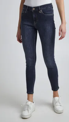 Obrázek produktu pro Dámské džíny Pulz Jeans PZTracy, džínové kalhoty s klasickým pasem, 5 kapes, strečový materiál, úzký střih