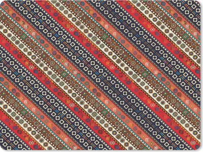 Produktbild von MuchoWow® Mauspad Mousepad Afrika - Muster - Abstrakt 23x19 cm - Mousepads - Maus Mat - Pad - Mausunterlage - Schreibtischunterlage - Mauspad