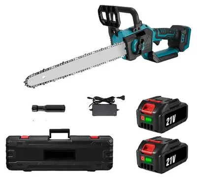 Immagine prodotto di Troncatrice a catena elettrica, lama da 30 cm, motore brushless, con 2 batterie