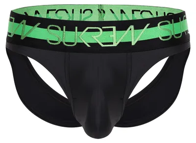 Immagine prodotto di SUKREW - Intimo da Uomo Mutandine a perizoma - V-Thong Black - 1x Taglia M